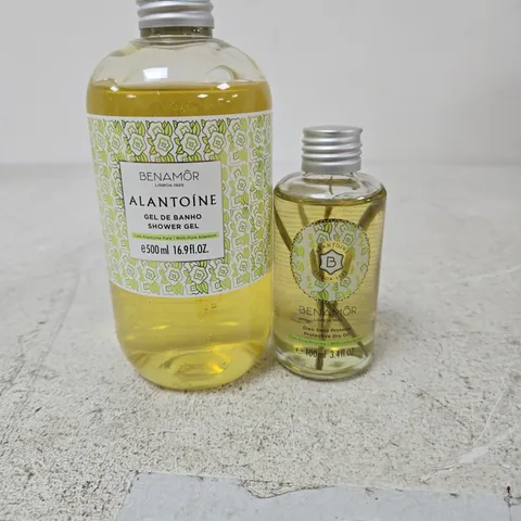 BENAMÔR ALANTOÍNE SHOWER GEL 500ML + DRY OIL 100ML DUO (LISBOA 1925)