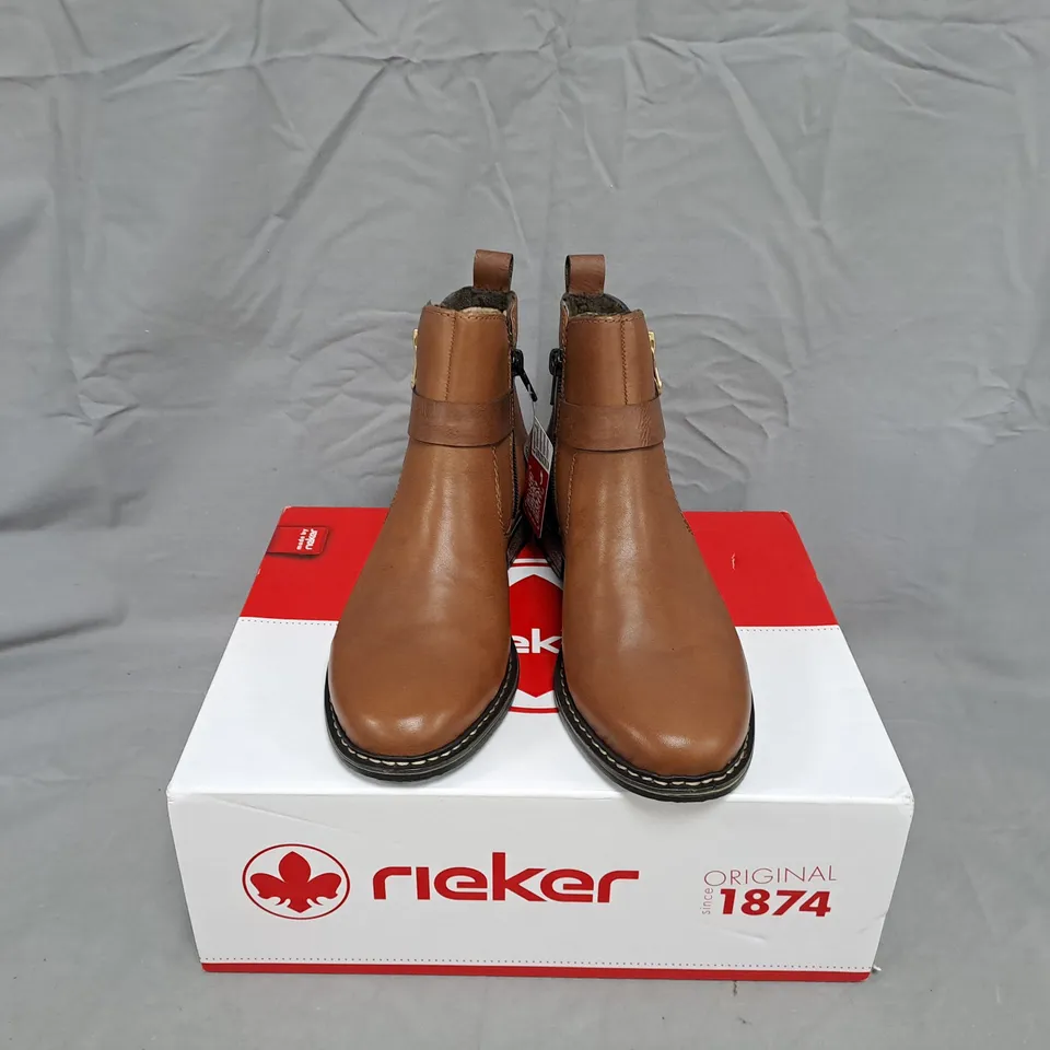 RIEKER CHELSEA BOOT - CHESTNUT BROWN - WOMEN'S UK 3.5 (EU 36)