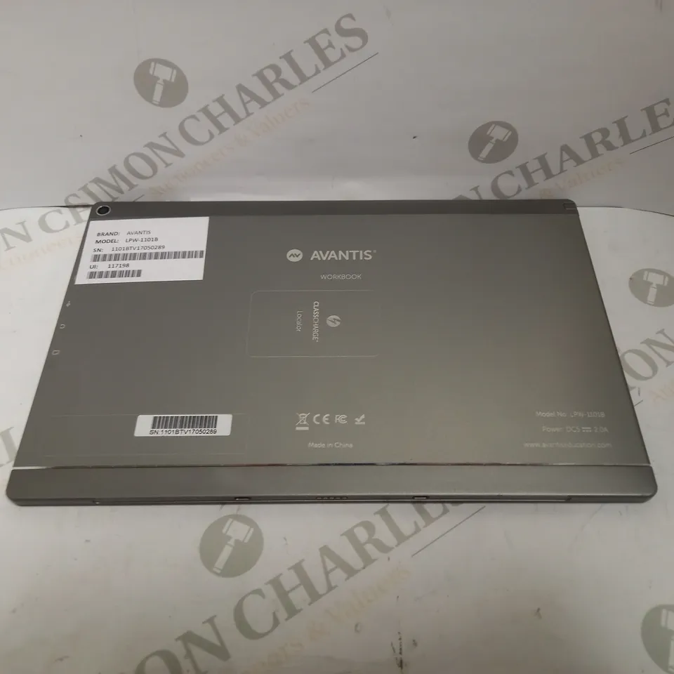 AVANTIS LPW-1101B WORKBOOK TABLET 