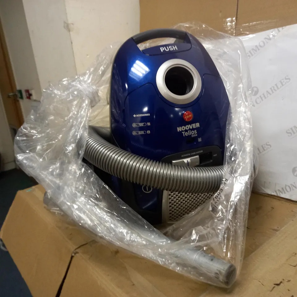 HOOVER TELIOS EXTRA PETS BAGGED CYLINDER VACUUM CLEANER