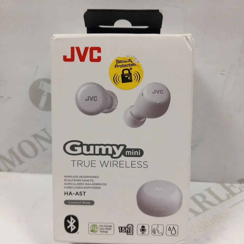BOXED JVC GUMY MINI TRUE WIRELESS HEADPHONES