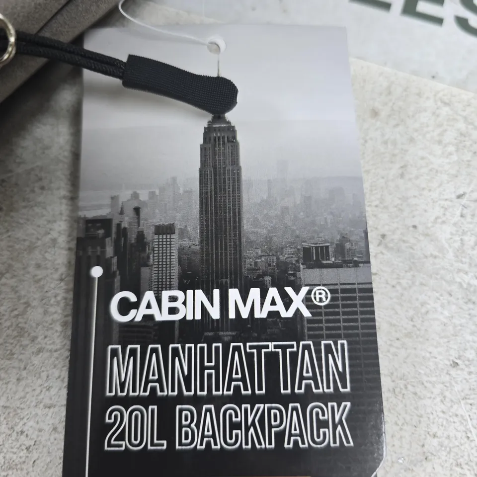 CABIN MAX MANHATTAN 20L BACKPACK – UNDERSEAT CABIN BAG (40 X 25 X 20 CM)