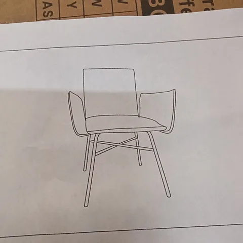 BOXED VENTURE DESIGN BERIT CHAIR - BLACK (1 BOX)