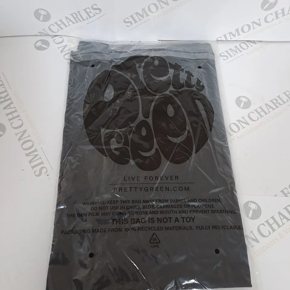 BAGGED PRETTY GREEN WONDERWALL GRANDAD T-SHIRT SIZE L