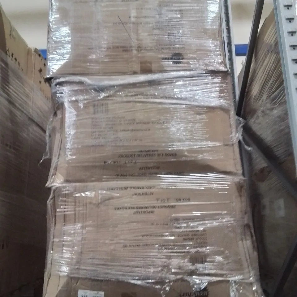 PALLET CONTAINING VARIOUS ASSORTED BOXED INCOMPLETE GARDEN FURNITURE SETS