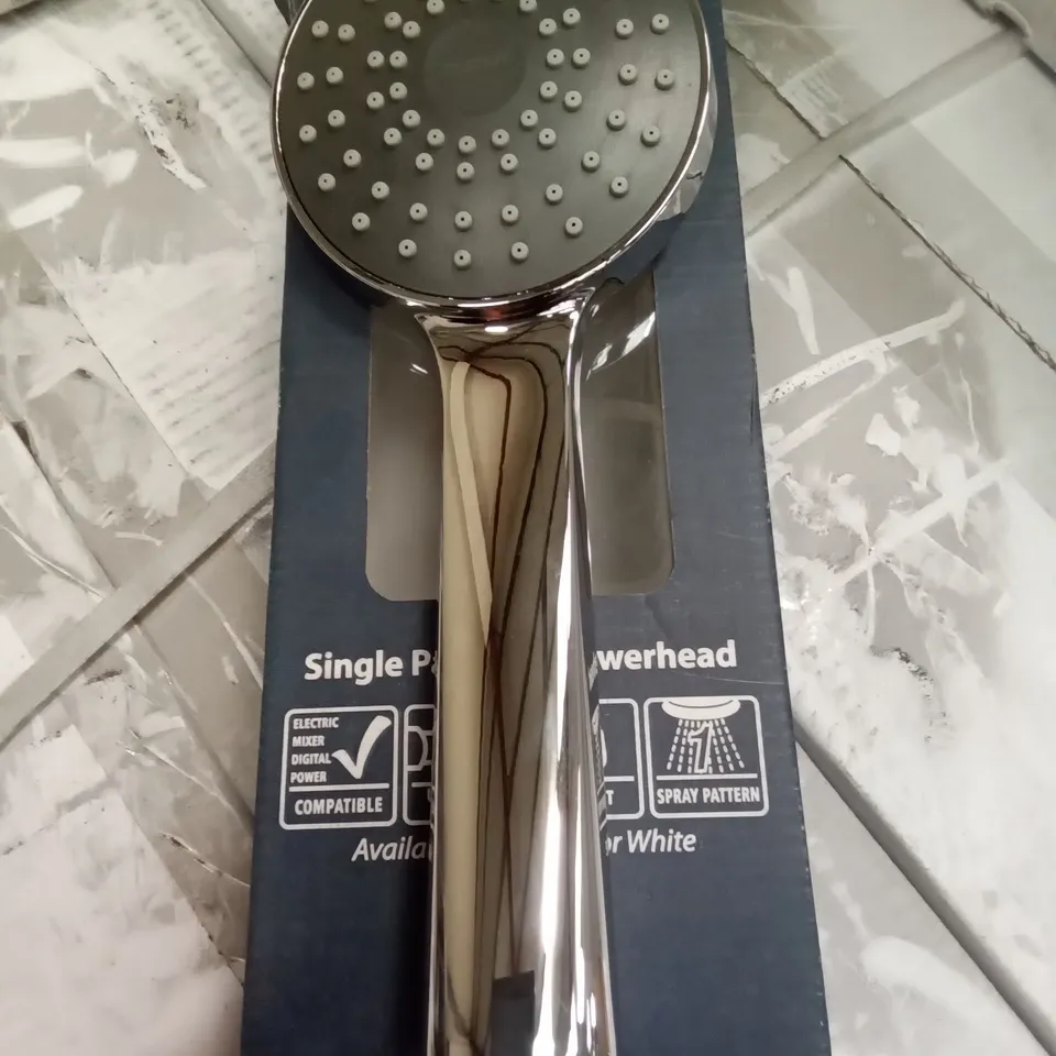 BOXED TRITON SINGLE PATTERN SHOWERHEAD