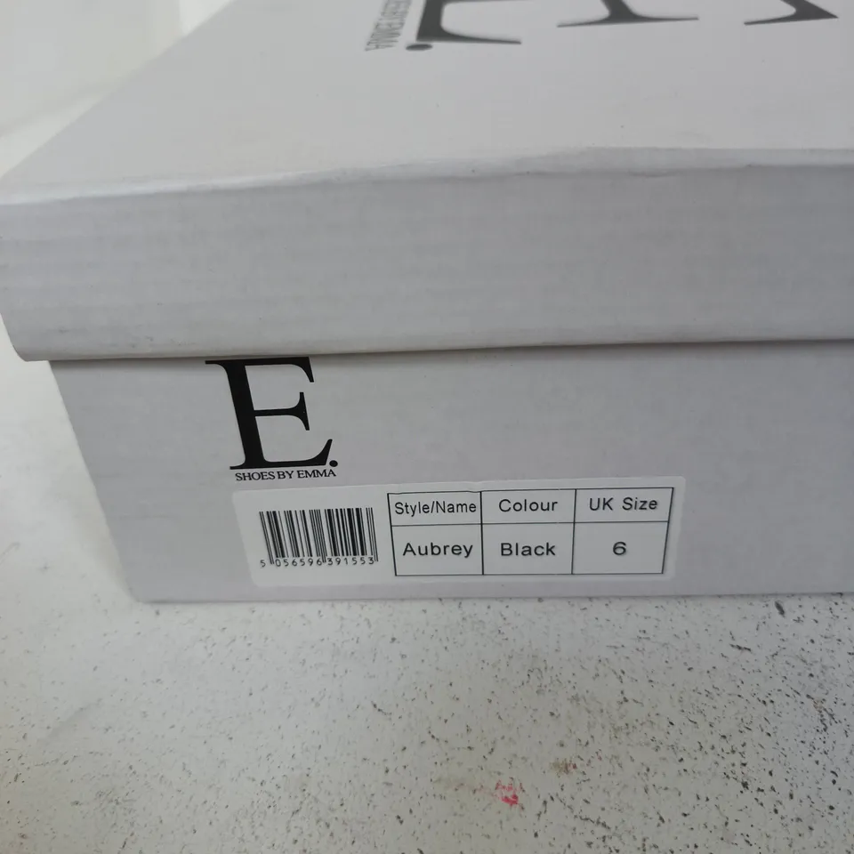 AUBREY BLACK BOOTS – E SHOES BY EMMA, UK SIZE 6