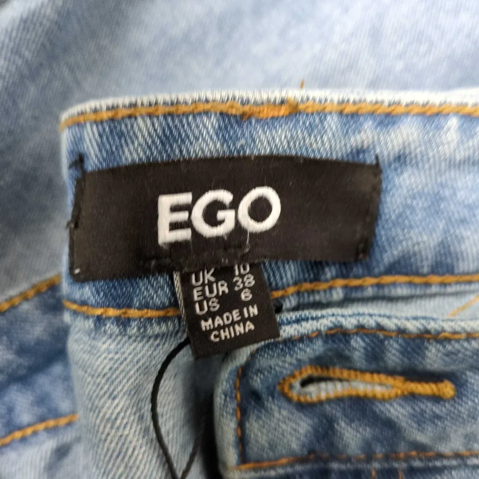 EGO WOMEN’S DENIM JEANS – LIGHT WASH, UK 10 (EU 38, US 6)