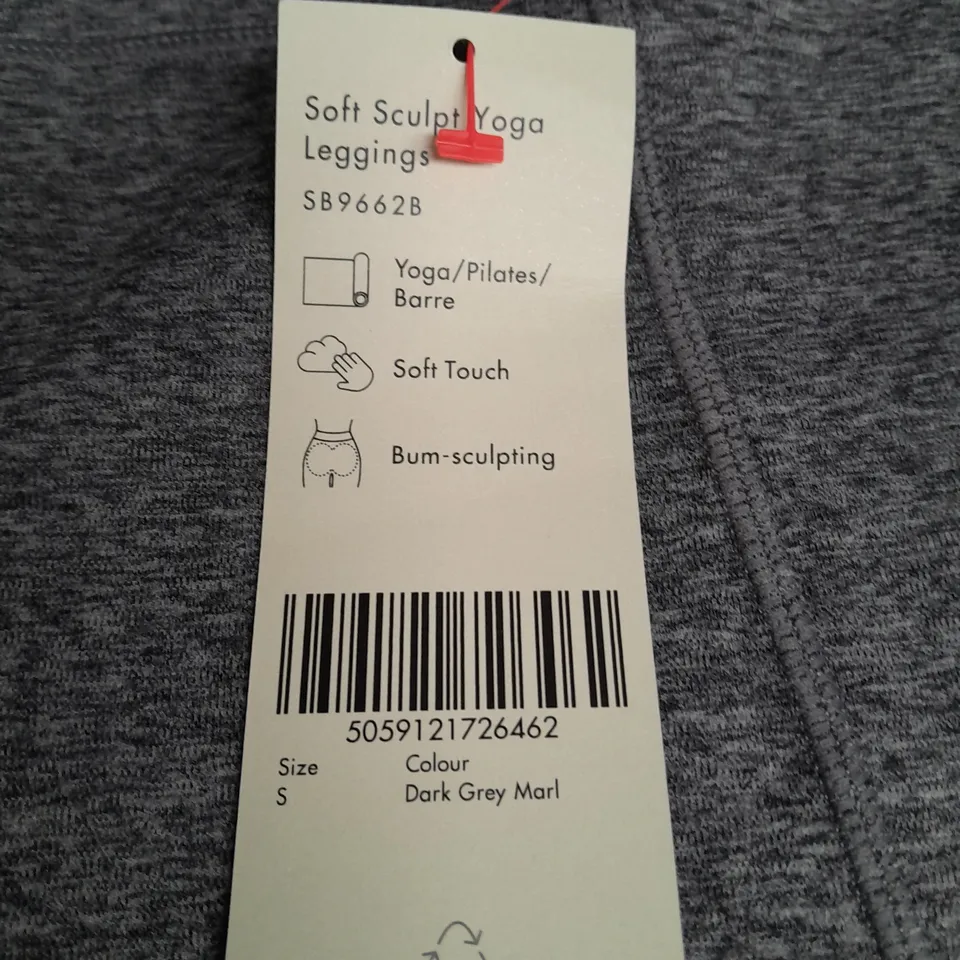 SWEATY BETTY SOFT SCULPT YOGA LEGGINGS IN GREY - S