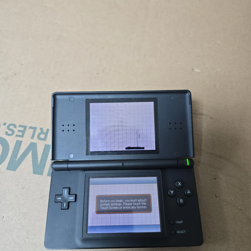 NINTENDO DS LITE (BLACK) HANDHELD CONSOLE – MODEL USG-001