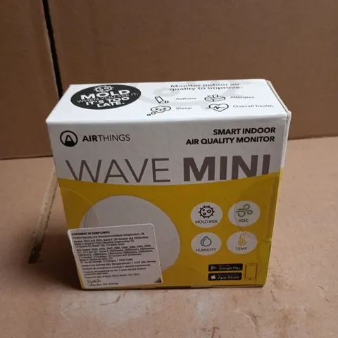 SEALED AIRTHINGS WAVE MINI AIR QUALITY MONITOR