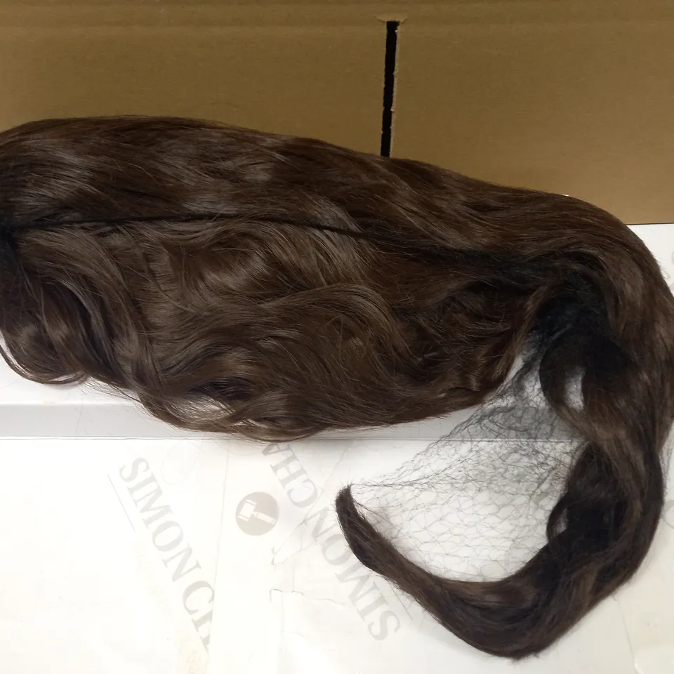 EASILOCKS LACE U-PART HD FIBRE HAIR PIECE - MOCHA BROWN