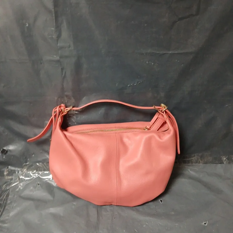 ASHWOOD SOFT SCOOP LEATHER MULTIWAY BAG IN PINK
