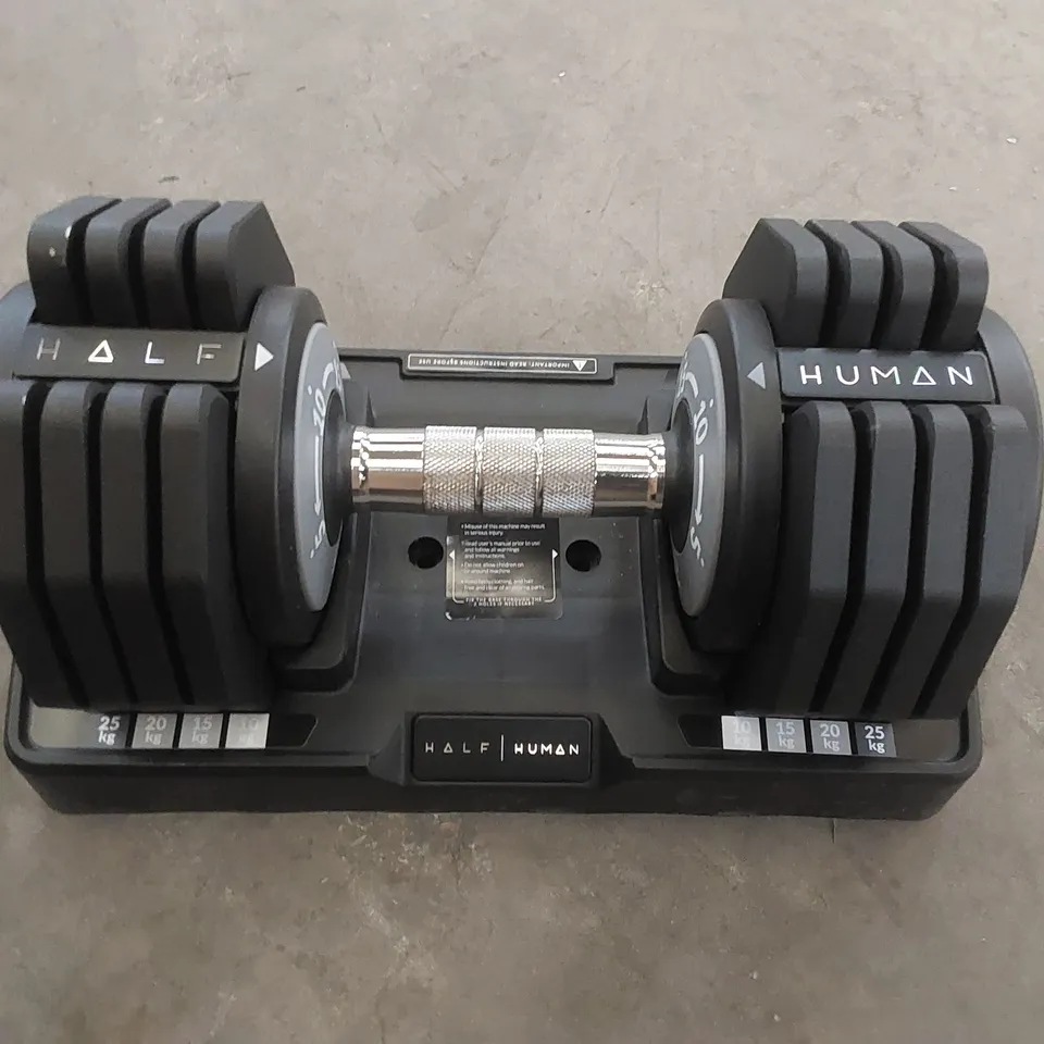 HALF HUMAN ADJUSTABLE DUMBBELL (1 X 25KG)