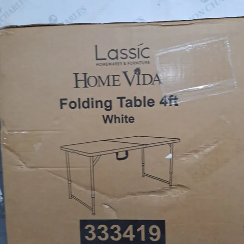 HOME VIDA FOLDING TABLE, 4FT