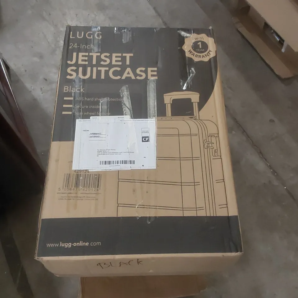 BOXED LUGG TRAVEL SUITCASE