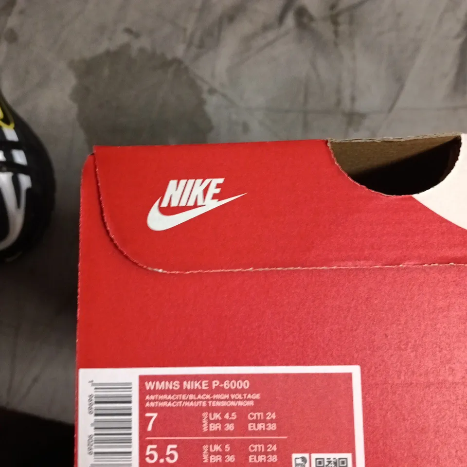 NIKE WMNS P-6000 WOMEN’S SHOES – BLACK/ANTHRACITE WITH VOLT YELLOW, UK 5.5