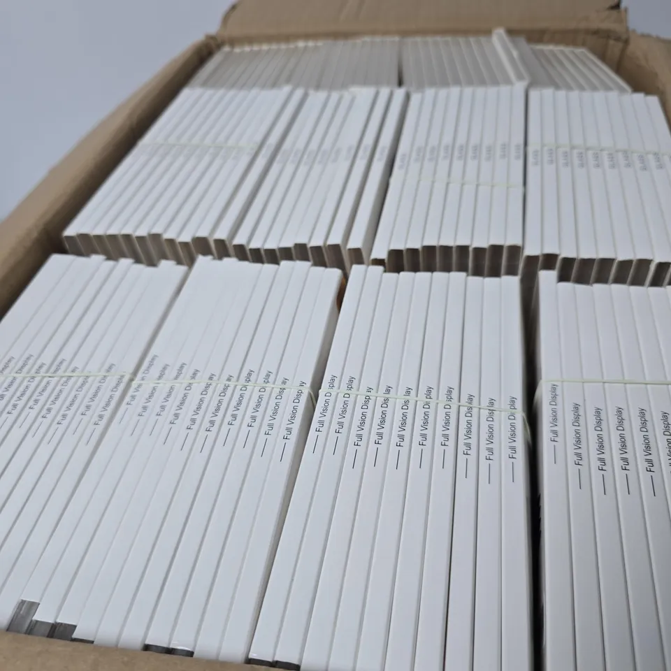 BOX OF APPROXIMATELY 300 X UNIPHA GLASS SCREEN PROTECTOR FOR IPHONE 13