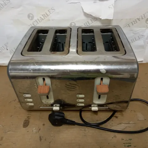 SWAN NORDIC 4 SLICE TOASTER - GREY