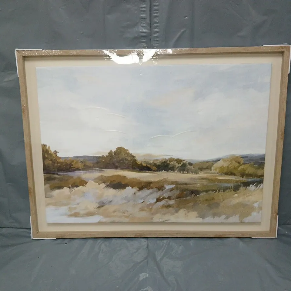 COUNTRYSIDE WATER COLOUR FRAMED PHOTO - COLLECTION ONLY 