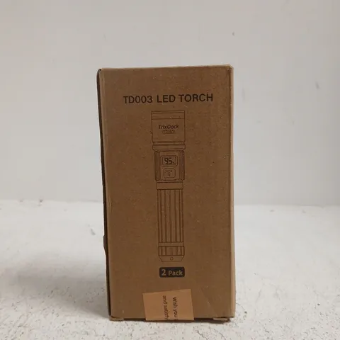 TD003 LED TORCH – 2 PACK (BOXED)