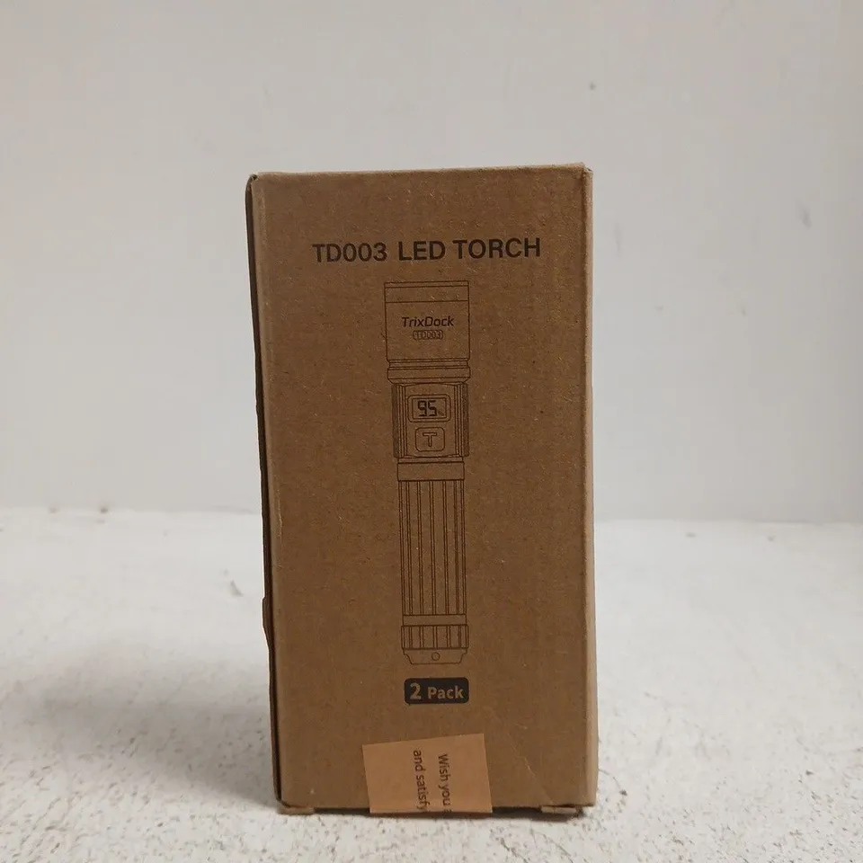 TD003 LED TORCH – 2 PACK (BOXED)