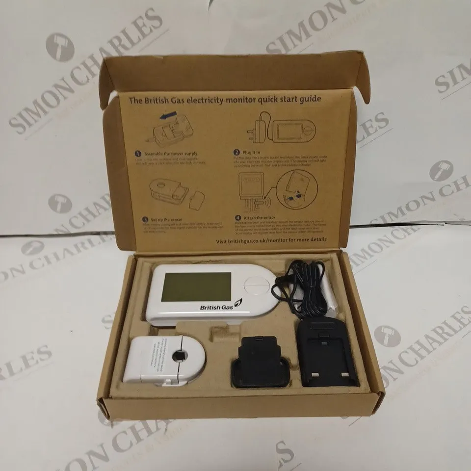 BOXED BRITISH GAS ENERGY SMART ELECTRIC GAS MONITOR 