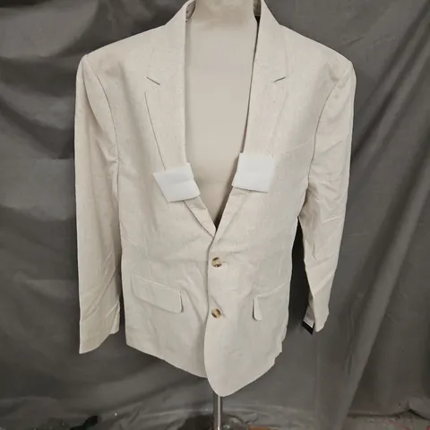ABERCROMBIE & FITCH SLIM FIT BLAZER JACKET IN BEIGE SIZE 46R