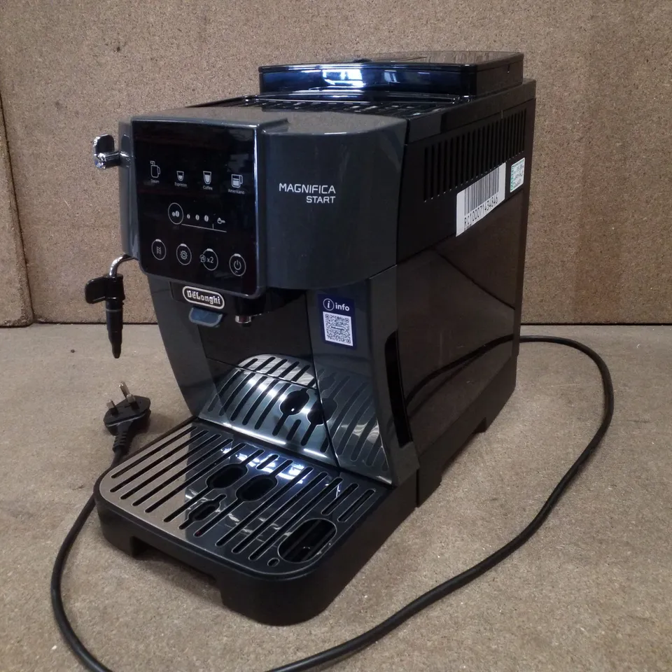 BOXED DĒLONGHI MAGNIFICA START AUTOMATIC COFFEE MACHINE - GREY / BLACK
