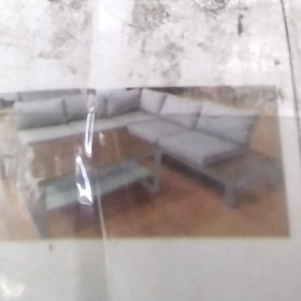 BOXED COMO CORNER SOFA SET (BOX 3 OF 4 ONLY)