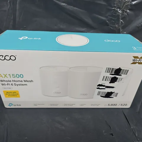 TP LINK DECO X1500 3-PACK WI-FI 6 MESH