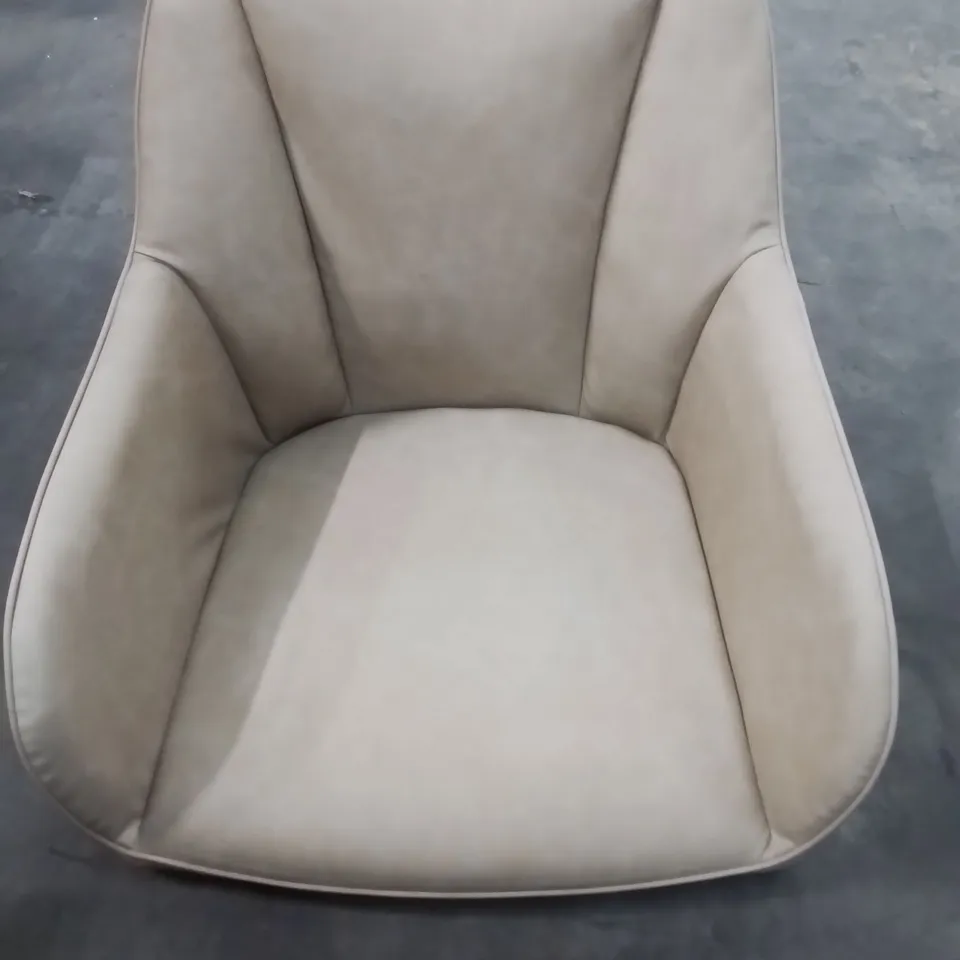 BOXED UNBRANDED CREAM SOFT DINING SEAT