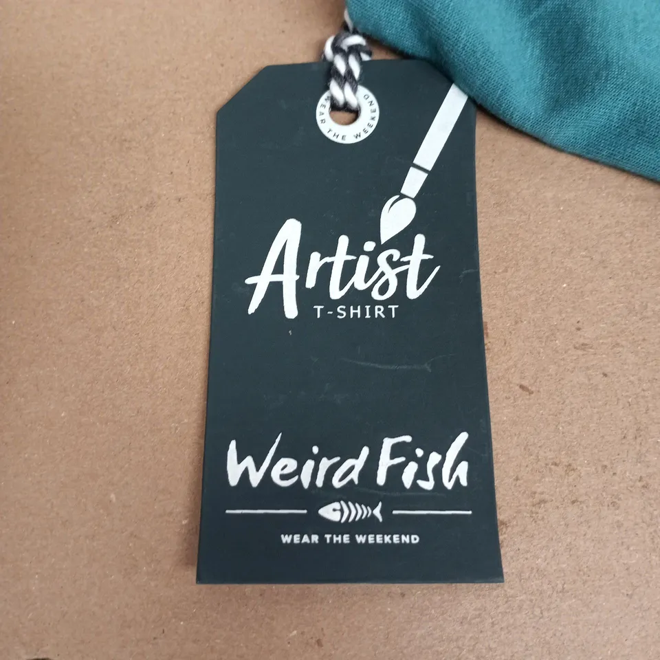 Weird Fish Artist T-Shirt – Deep Teal, UK 3XL (James Pond Collection)