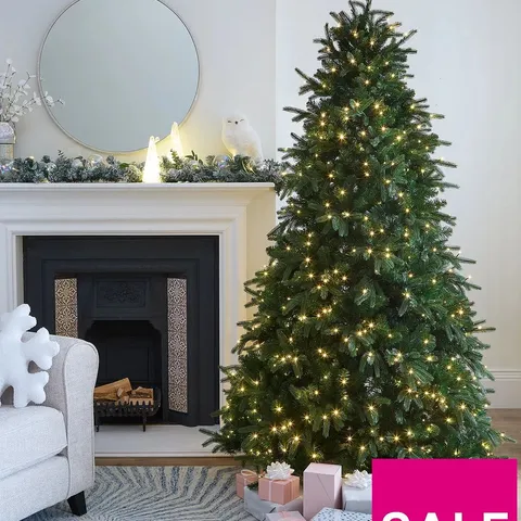 PRE LIT MARBURY CHRISTMAS TREE