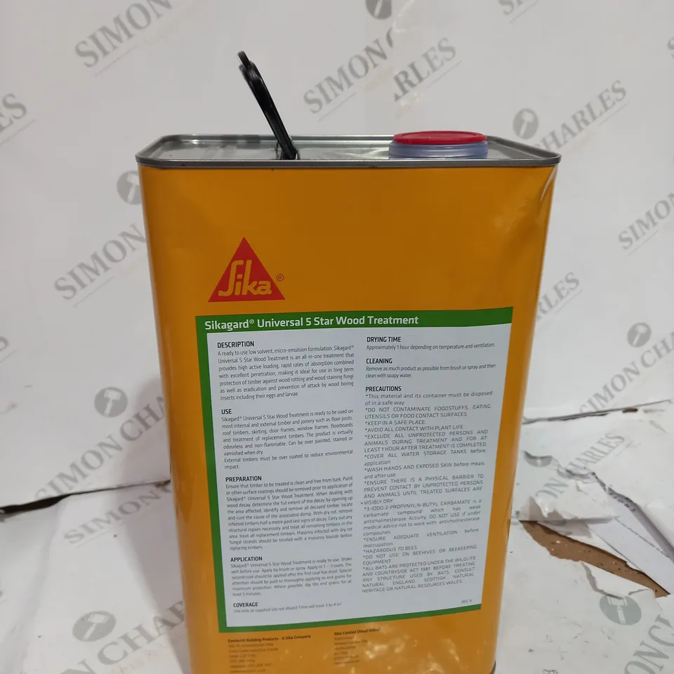 SIKAGARD UNIVERSAL 5 STAR WOOD TREATMENT - COLLECTION ONLY