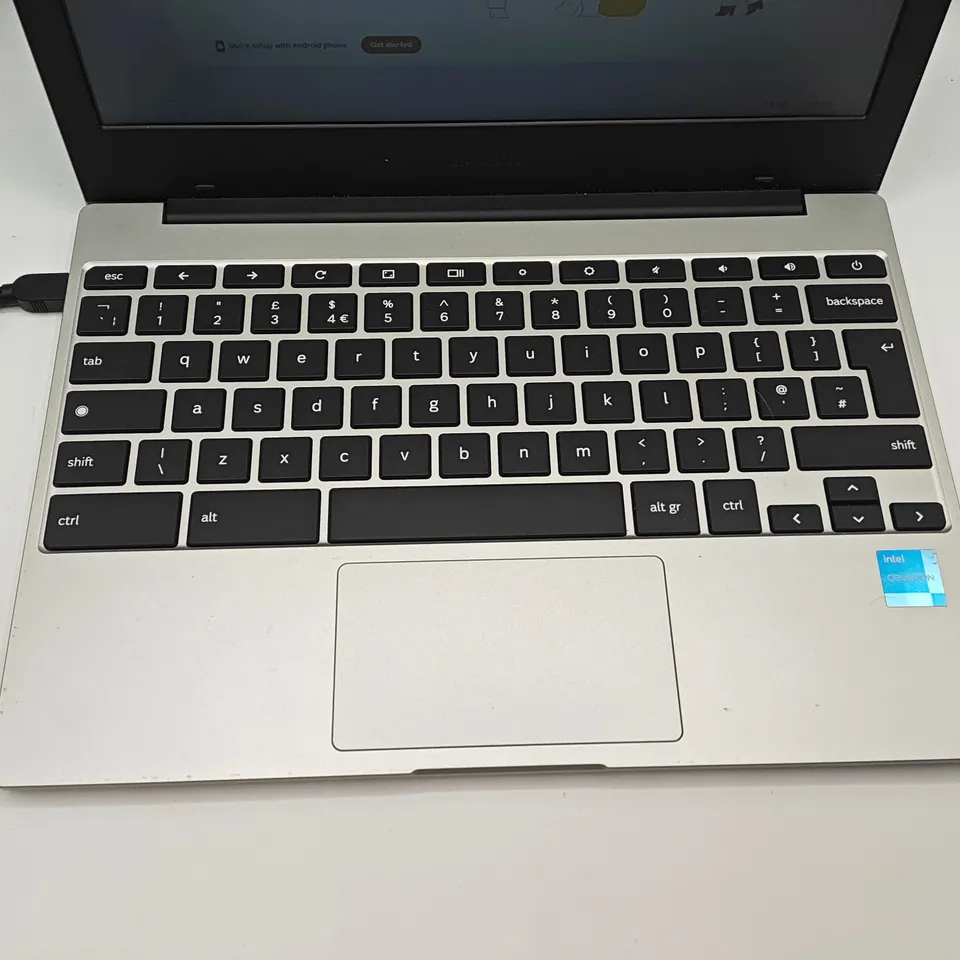 UNBOXED SAMSUNG CHROMEBOOK INTEL CELERON LAPTOP IN SILVER - XE310XDA