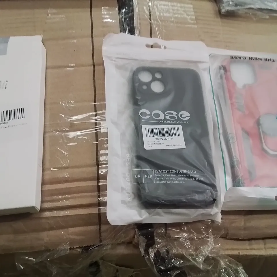 PALLET TO CONTAIN A LARGE QUANTITY OF PHONE CASES AND SCREEN PROTECTORS