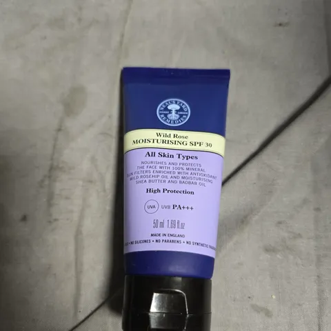 NEAL'S YARD REMEDIES WILD ROSE MOISTURISING SPF 30 – ALL SKIN TYPES, 50 ML