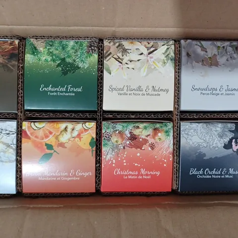 BOXED PRICES CANDLES SET OF 10 JAR CANDLES IN GIFT BOXES - COLLECTION ONLY 