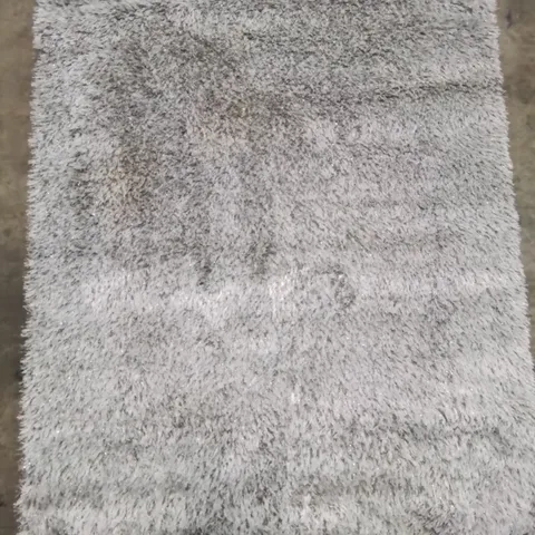 NATTY SHAGGY RUG IN SILVER COLOUR SIZE 120X170CM