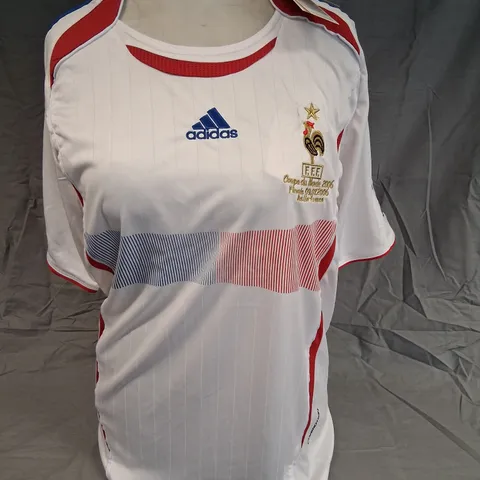 FRANCE FOOTBALL FEDERATION ADIDAS M 2006 WORLD CUP FINAL REPRODUCTION JERSEY