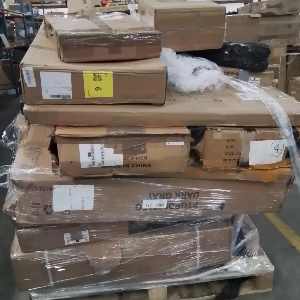 PALLET CONTAINING VARIOUS ASSORTED BOXED HOUSEHOLD/ELECTRONIC/MECHANICAL ITEMS 