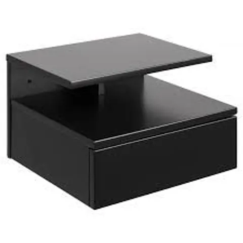 BOXED ASHLAN BEDSIDE TABLE - BLACK (1 BOX)
