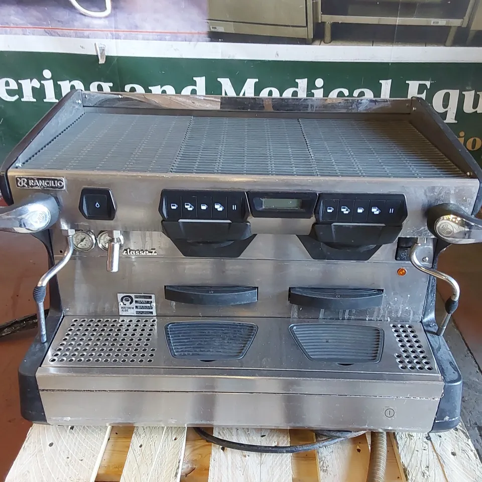 RANCILIO CLASSE 7 COMMERCIAL 2 GROUP ESPRESSO MACHINE 