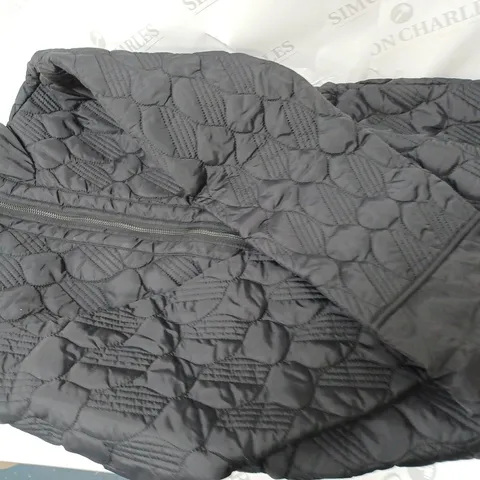 MARLA WYNNE QUILTER JACKET BLACK SIZE XS