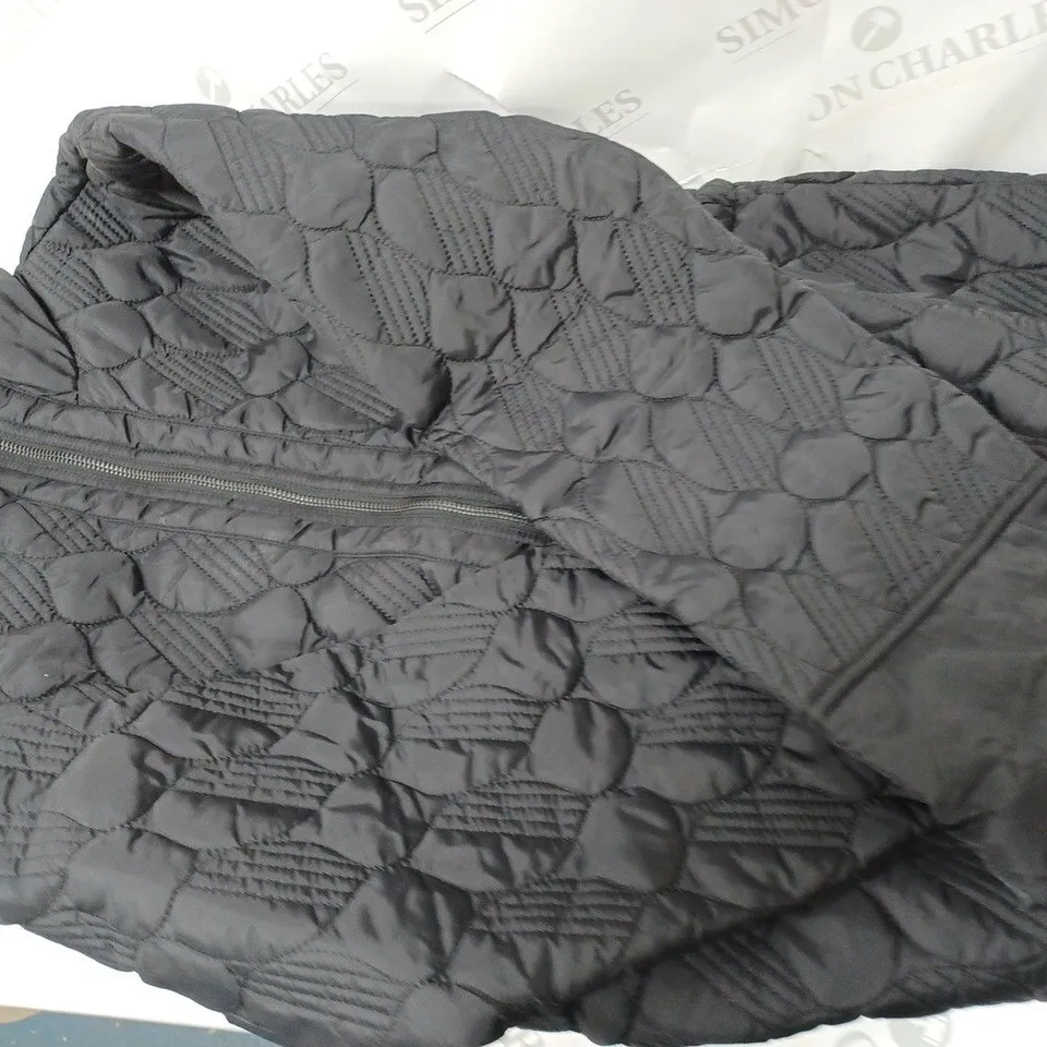 MARLA WYNNE QUILTER JACKET BLACK SIZE XS