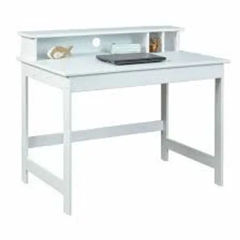 BRAND NEW & BOXED HILDA WOODEN CHILDREN'S WRITING DESK IN WHITE (1 BOX)