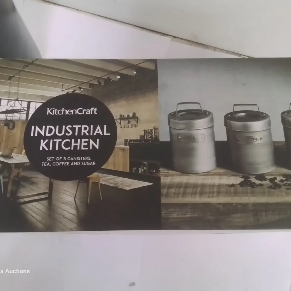 BOXED INDUSTRIAL KITCHEN 5 PIECE KITCHEN SET