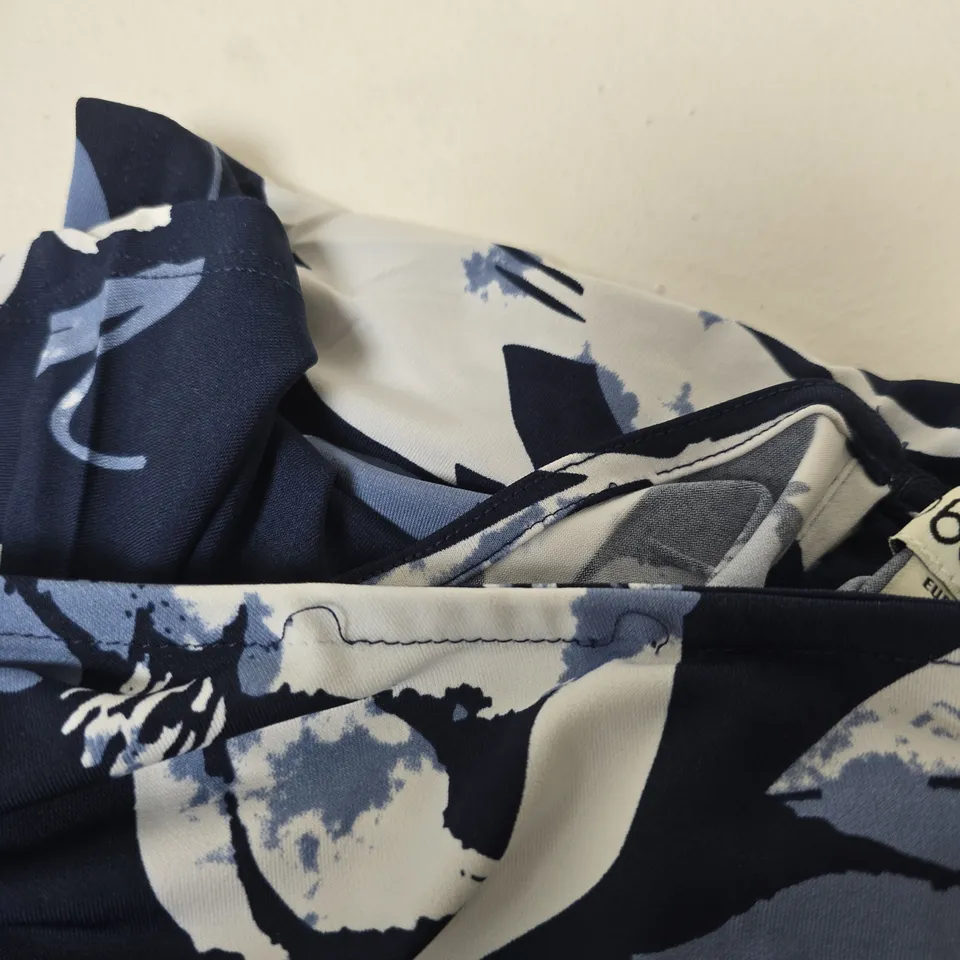 BONPRIX NAVY FLORAL JUMPSUIT - WOMEN'S, UK 8-10 (EU 36/38)