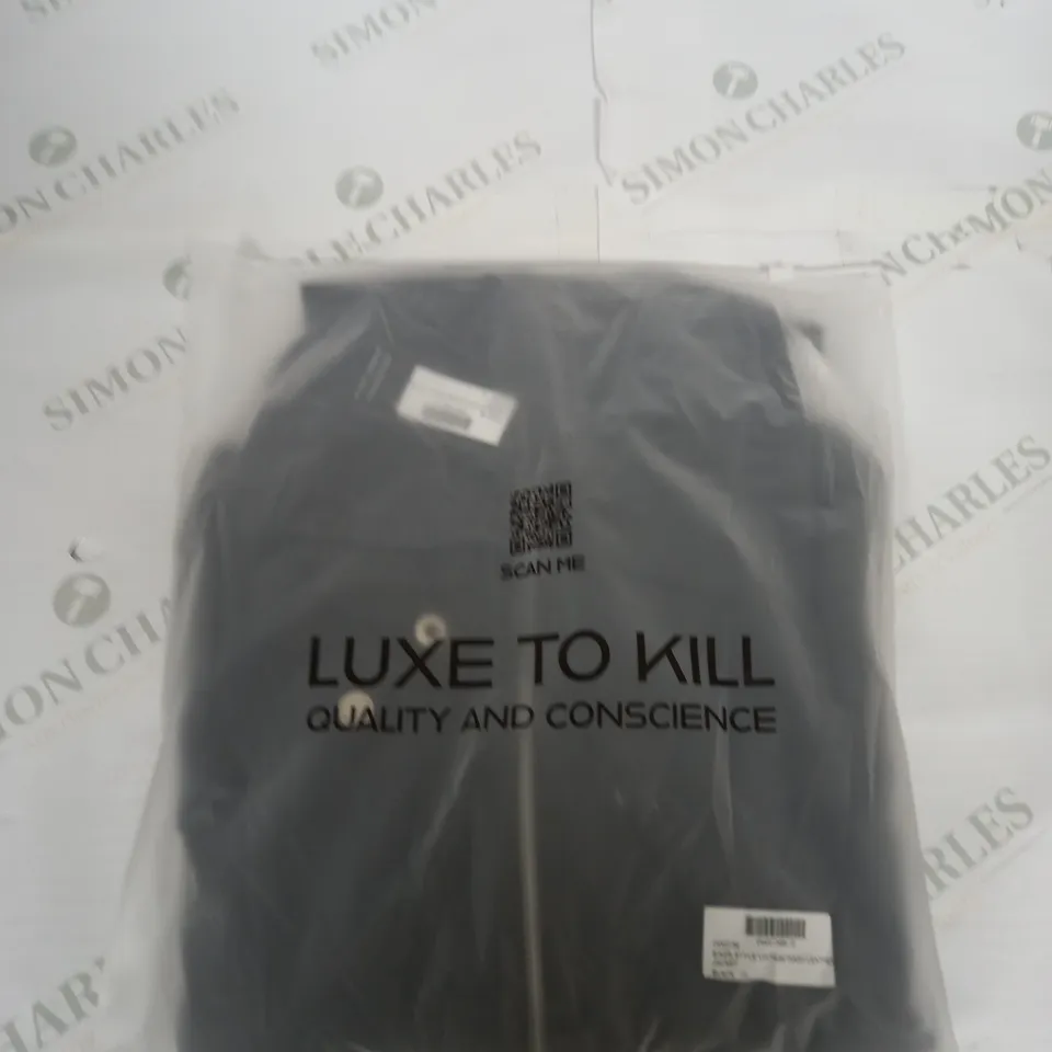 BAGGED LUXE TO KILL BIKER STYLE LEATHER JACKET SIZE 10